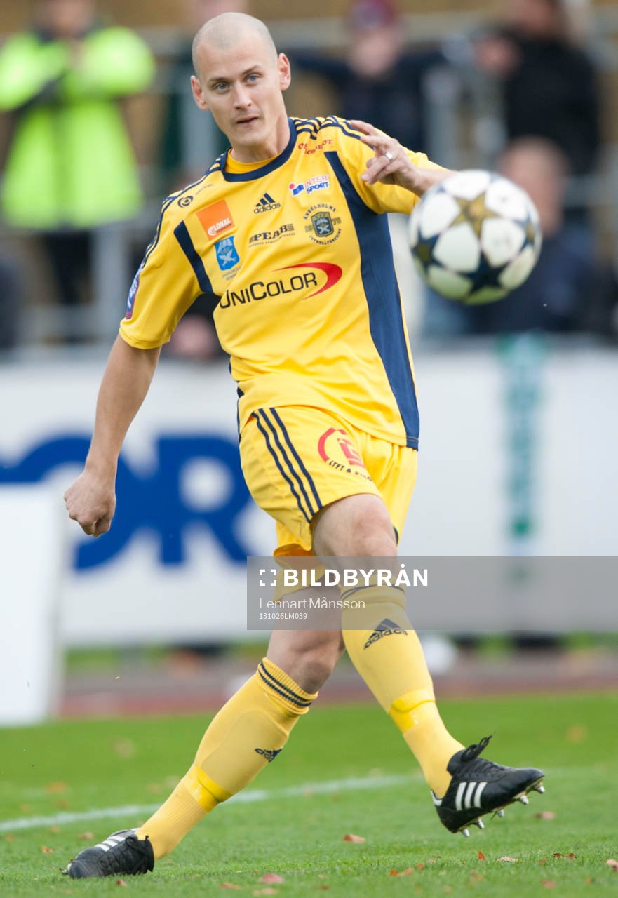 Ängelholms Jakob Augustsson i matchen i Superettan mellan