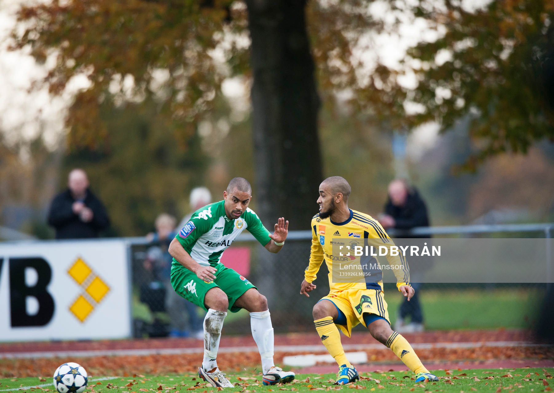 Hammarbys Billy Berntsson och Ängelholms Junes Barny i