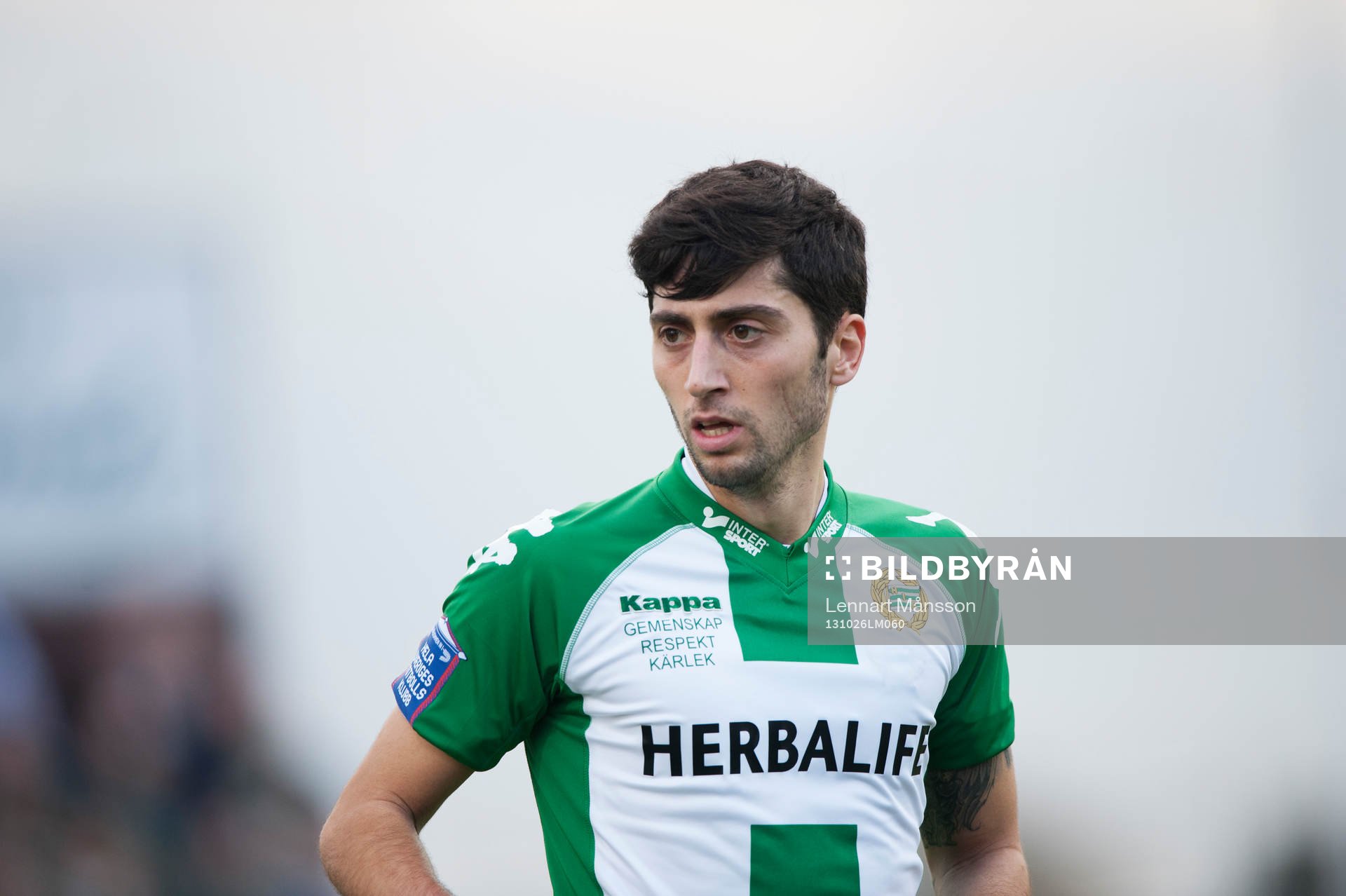 Hammarbys Nahir Besara i matchen i Superettan mellan