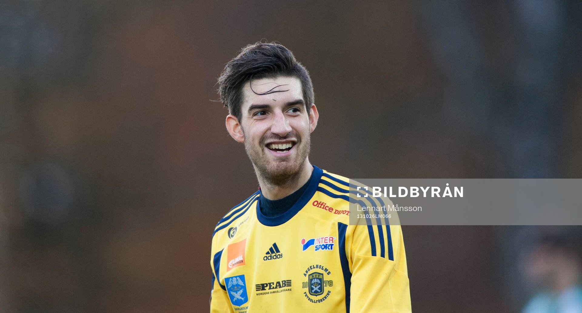 Ängelholms Muamet Asanovski i matchen i Superettan mellan