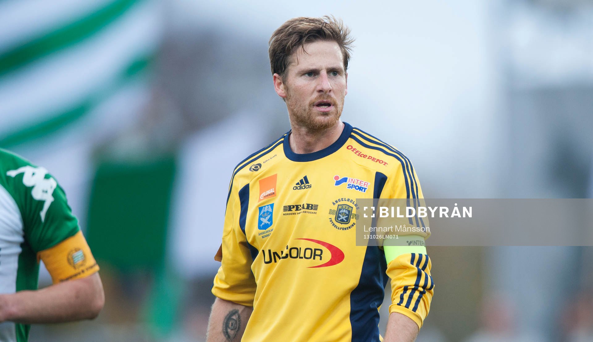 Ängelholms Björn Westerblad i matchen i Superettan mellan
