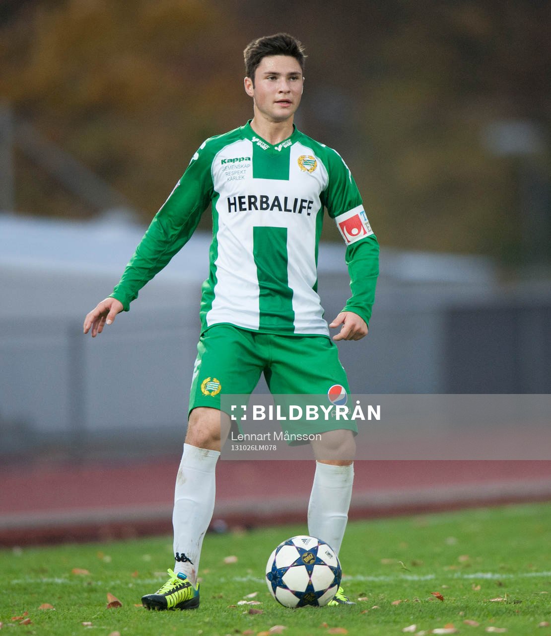 Hammarbys Jonathan Tamimi Syberg i matchen i Superettan