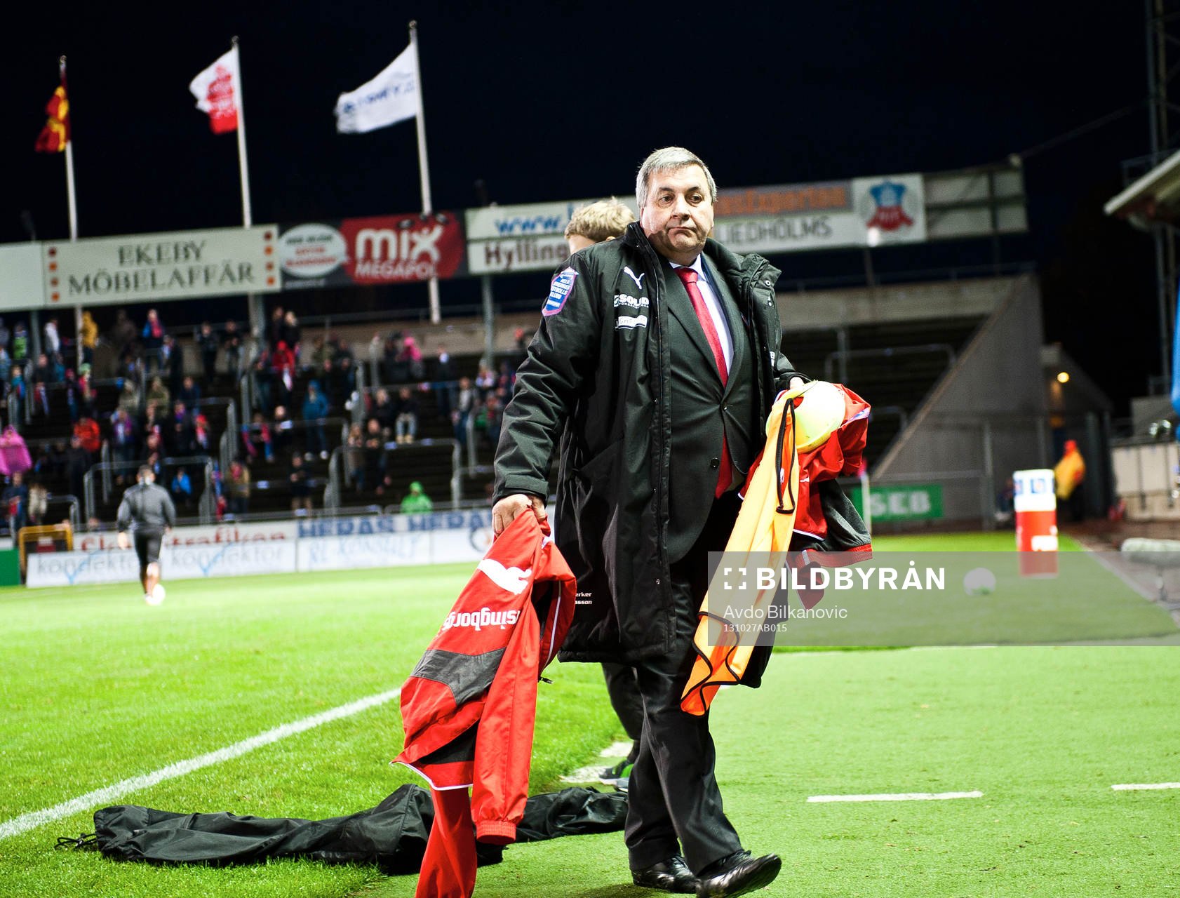 Helsingborgs materialares sista matchen Sverker Eliasson