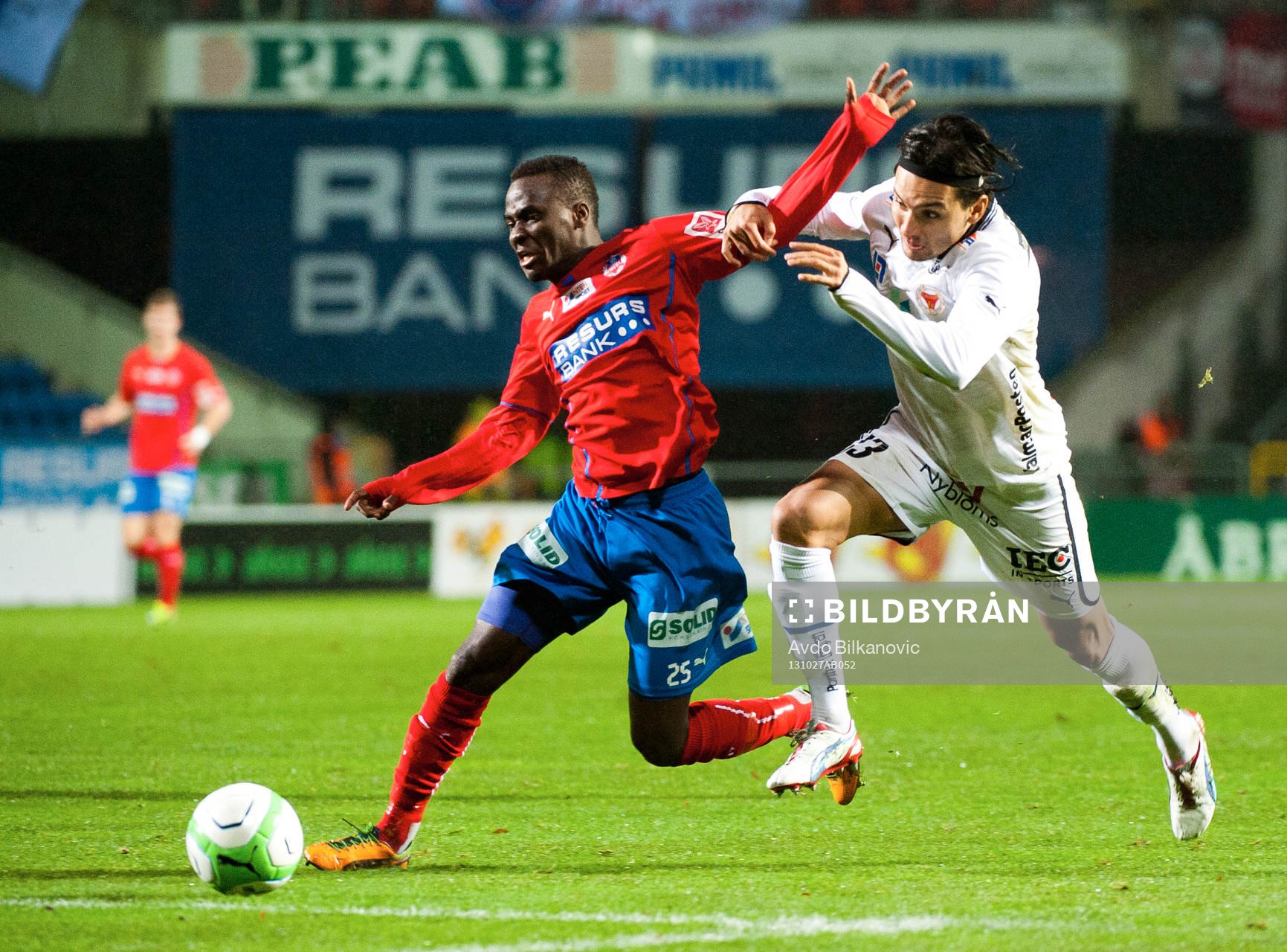 Helsingborgs David Accam och Emin Nouri