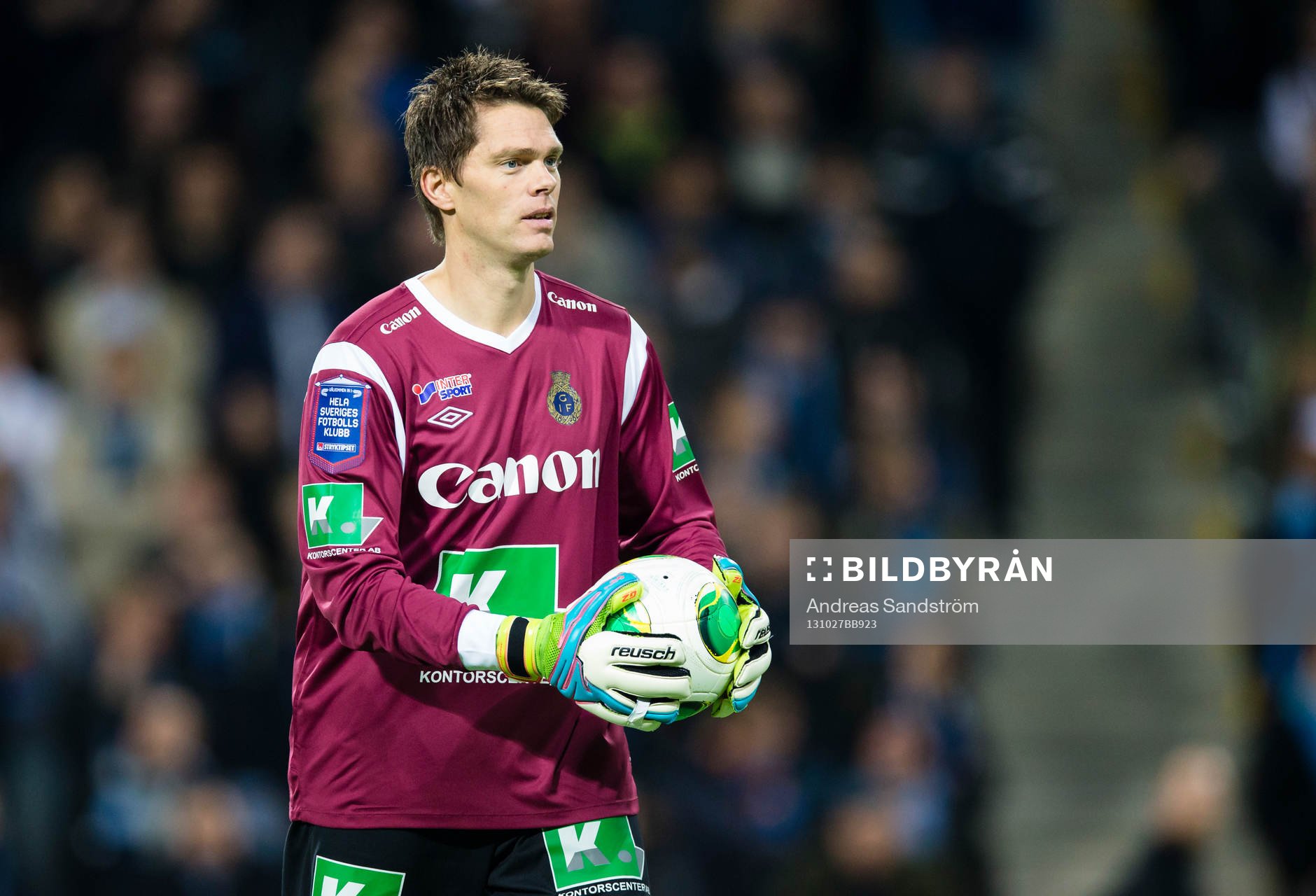 Gefles målvakt Mattias Hugosson
