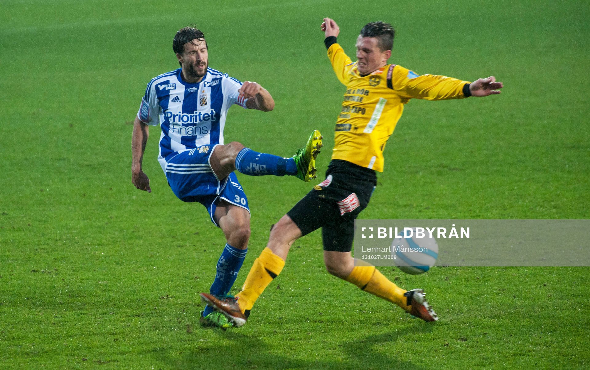 IFK Göteborgs Mattias Bjärsmyr och Mjällbys Kristian