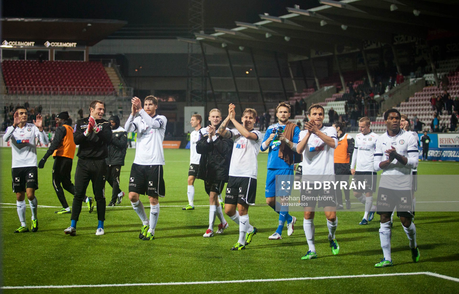 Örebros Oscar Jansson, Shpetim Hasani och Samuel Wowoah