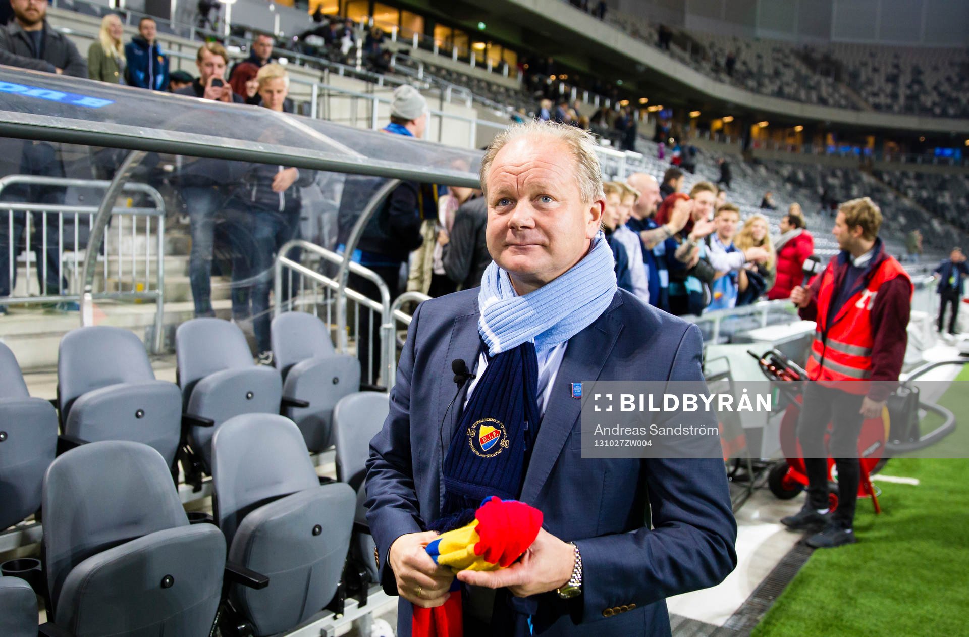 Djurgårdens tränare Per-Mathias Högmo i sin sista