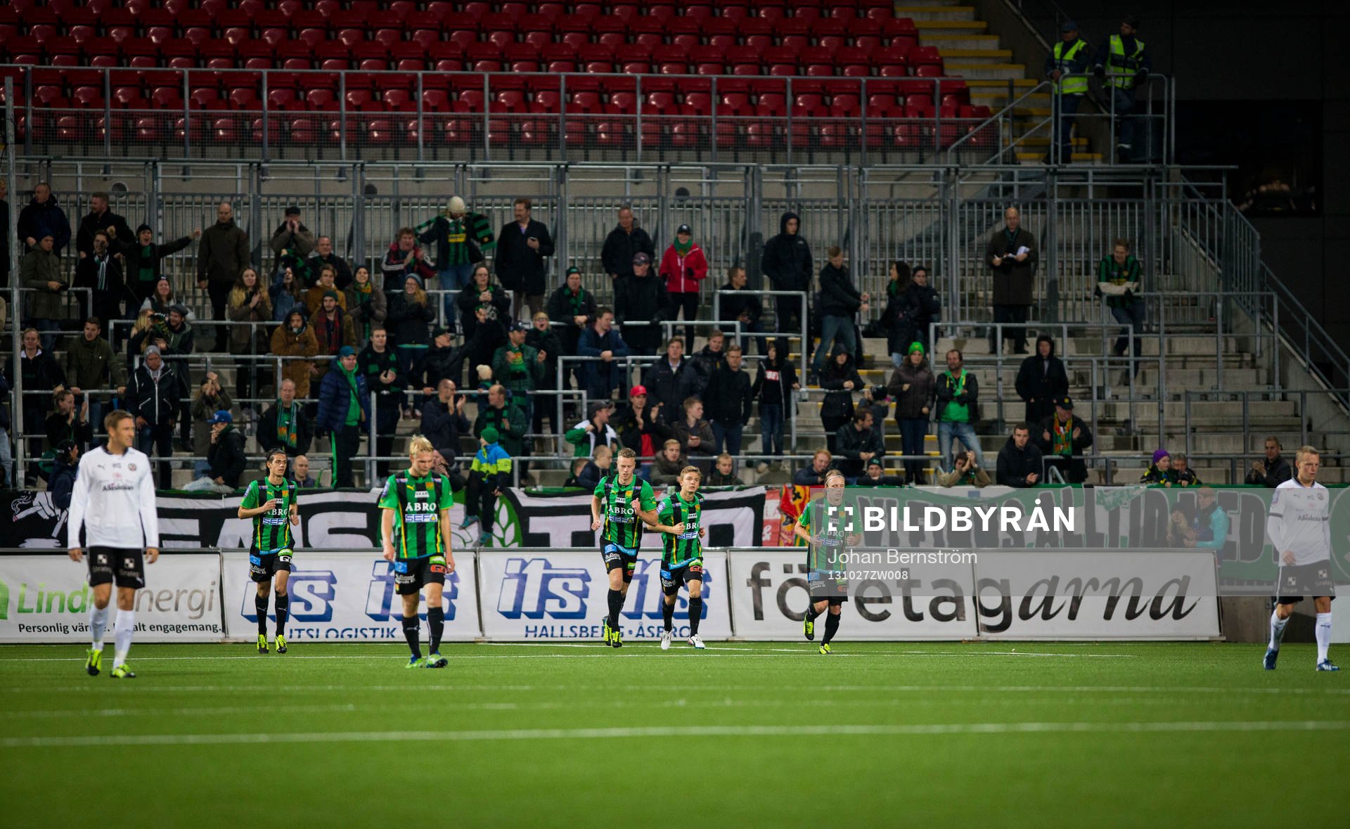 GAIS Adam Eriksson gör 4-1 på Oscar Jansson, målvakt