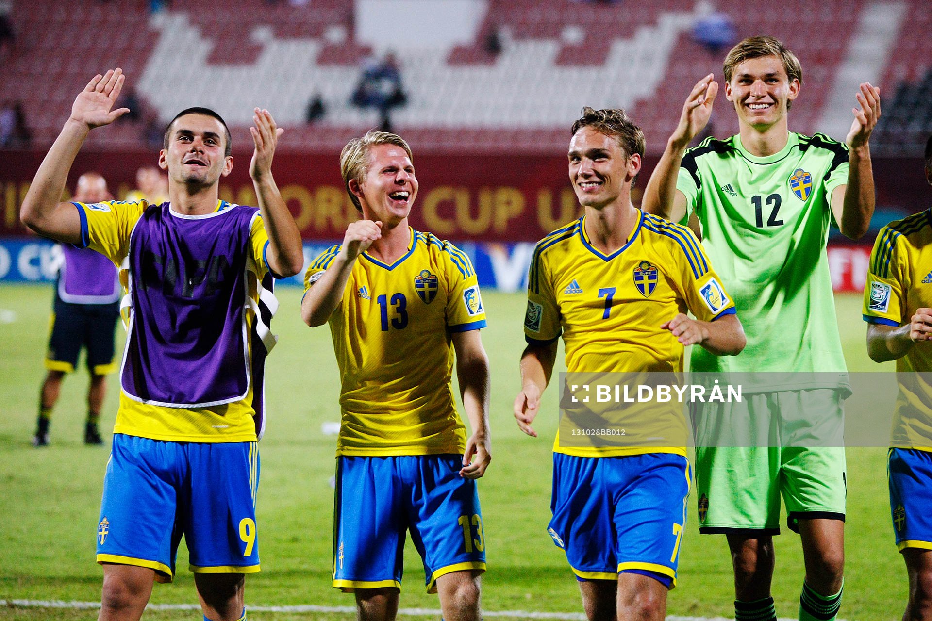 Valmir Berisha, Viktor Nordin, Linus Wahlqvist och Hampus