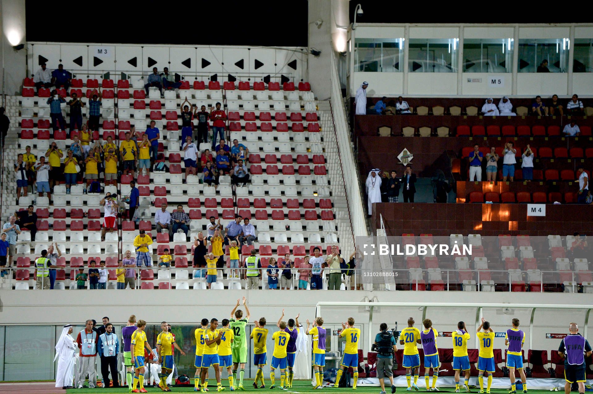 Jubel i det svenska laget