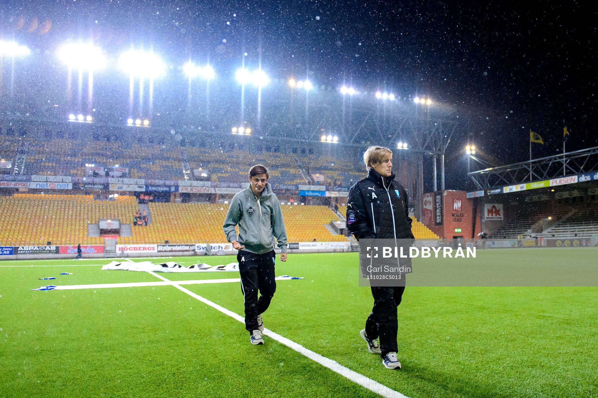 Malmös Simon Thern och Emil Forsberg går på planen innan