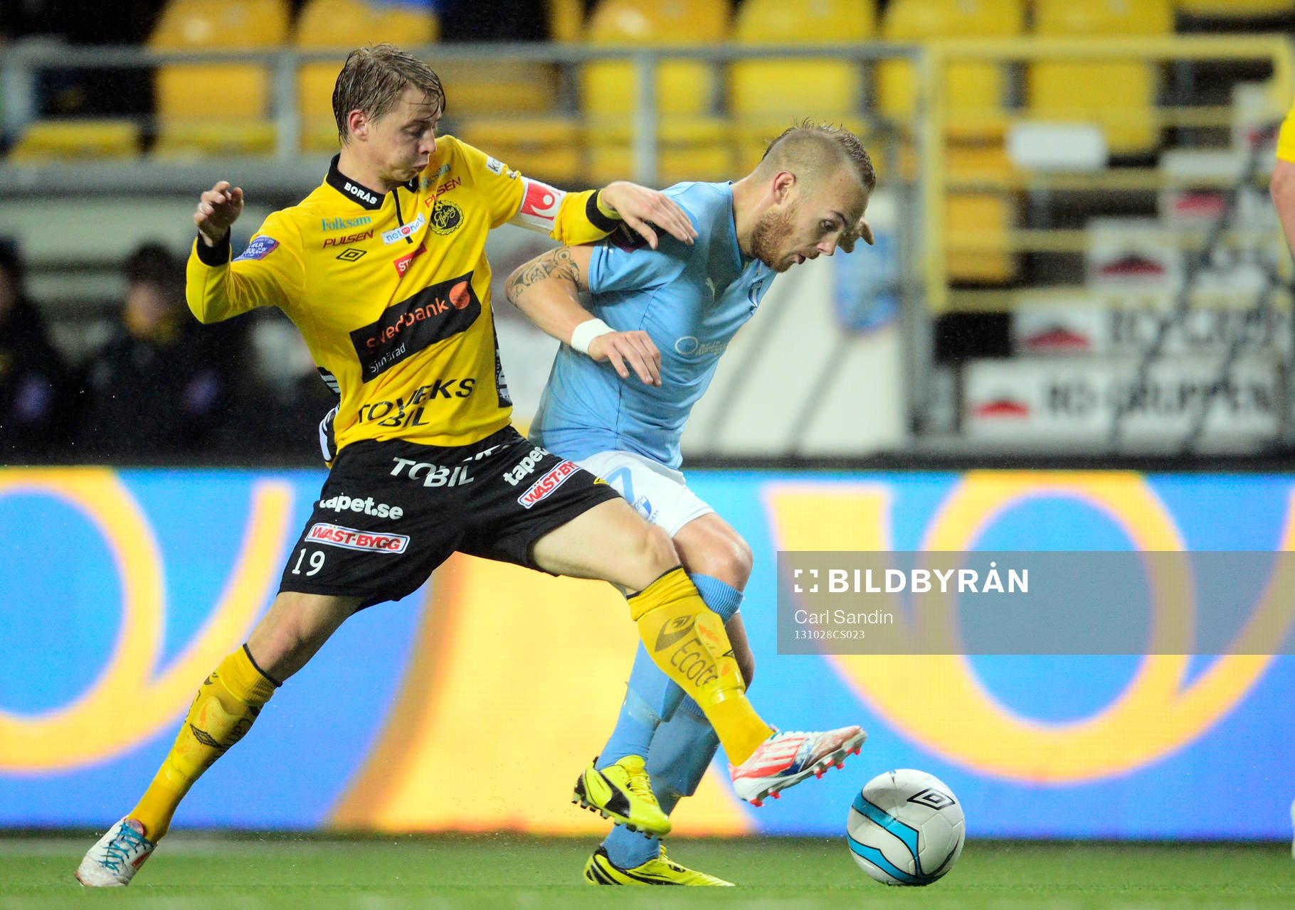 Malmös Magnus Eriksson och Elfsborgs Simon Hedlund