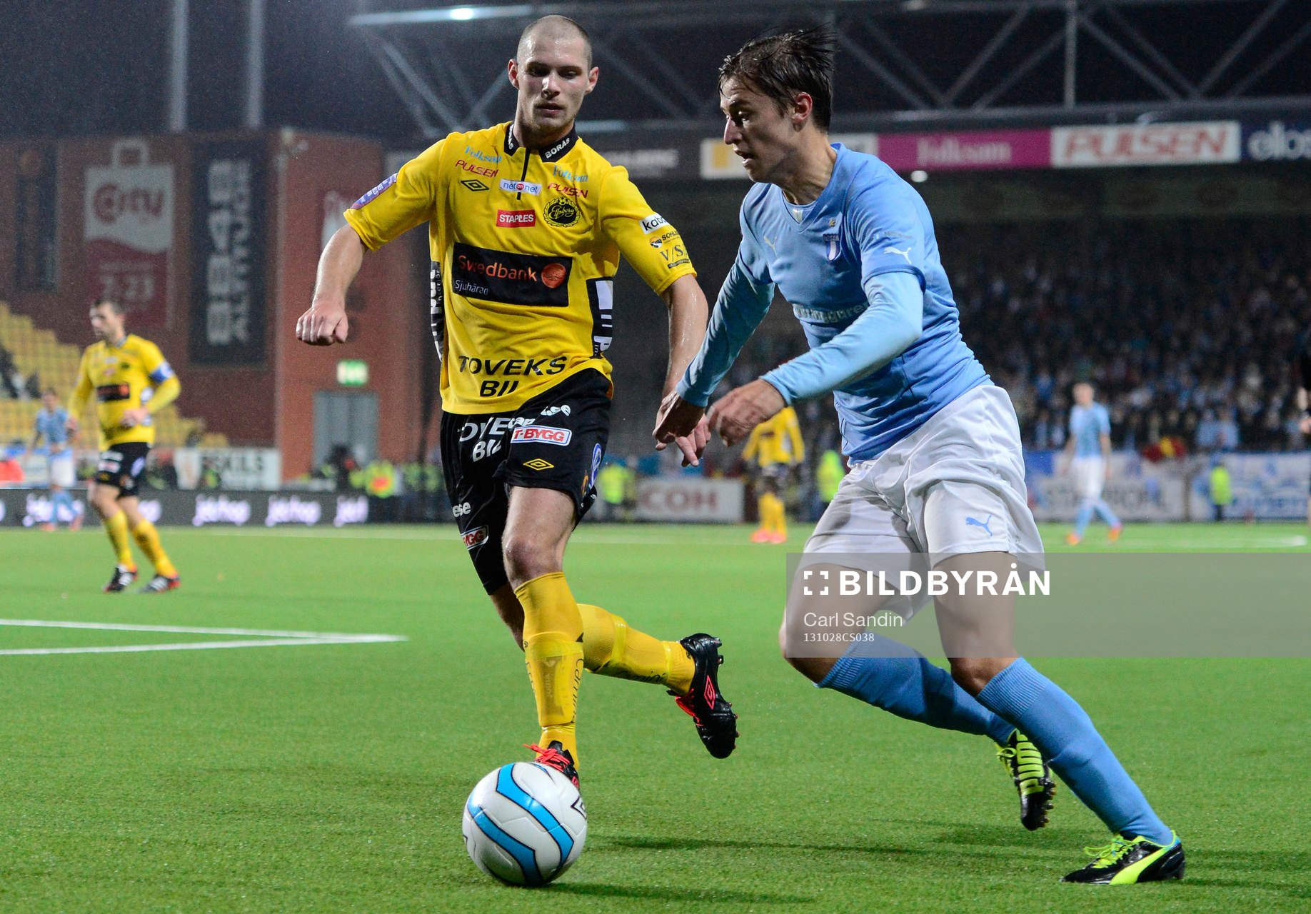 Elfsborgs Joackim Jörgensen och Malmös Simon Thern