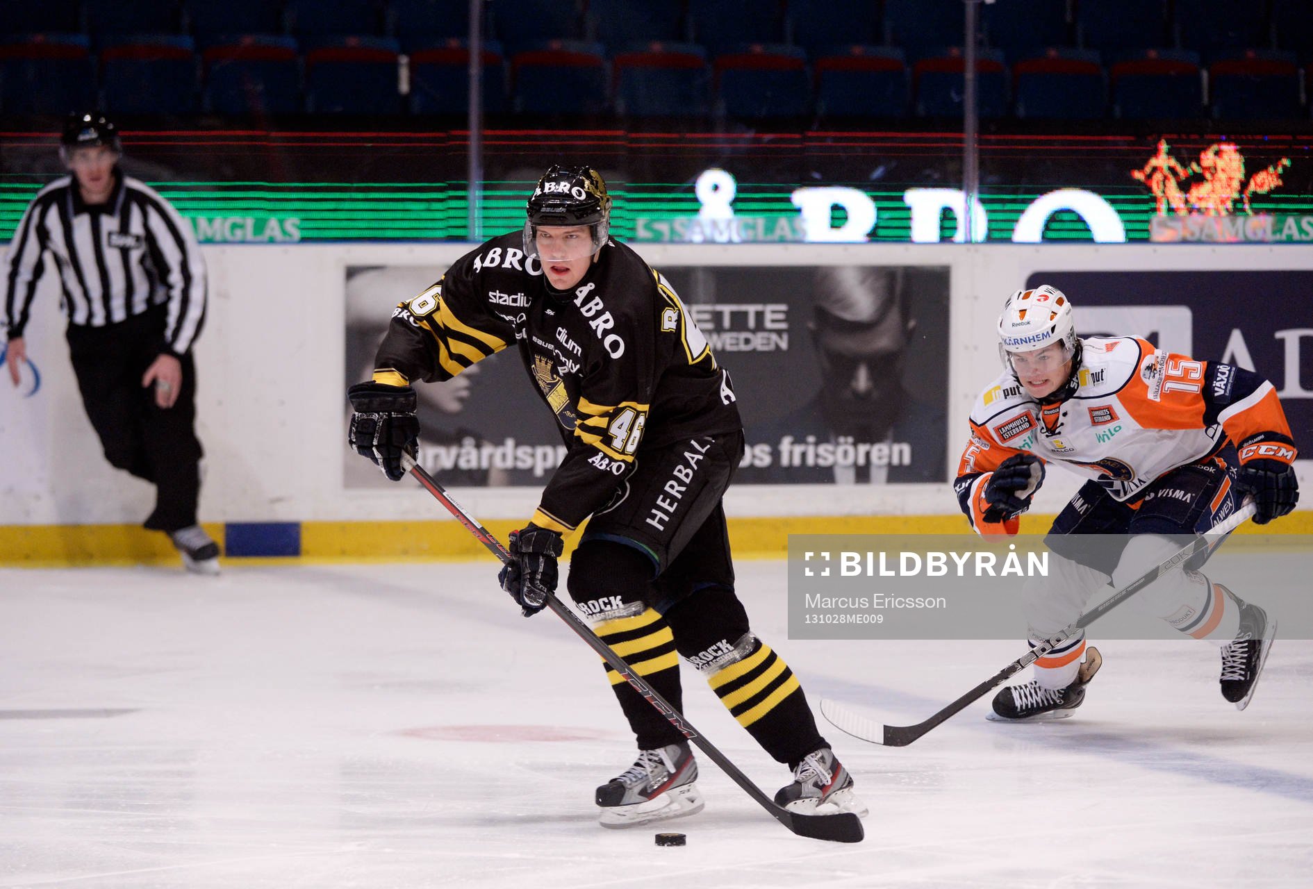 AIKs Teemu Ramstedt och Växjös Malte Strömwall