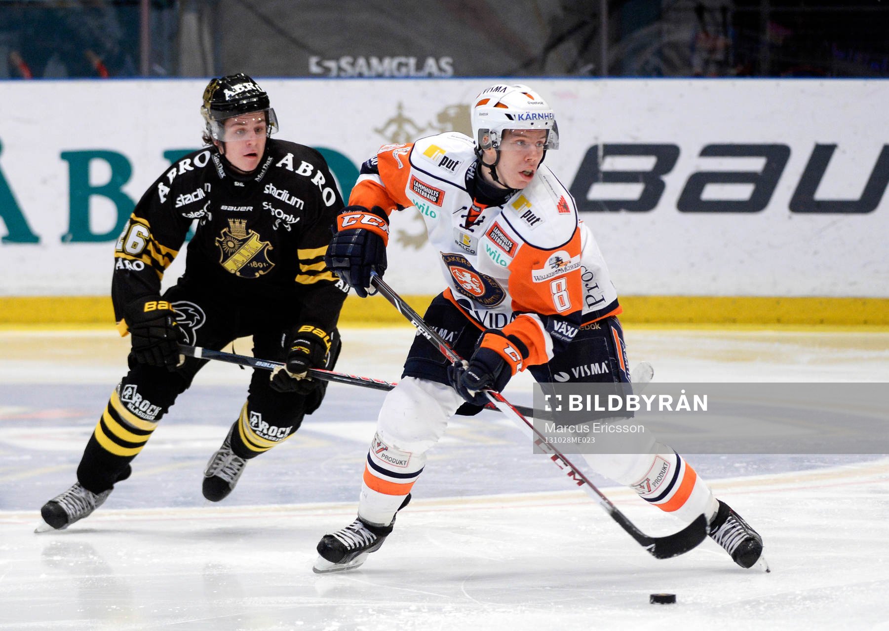AIKs Mattias Janmark-Nylén och Växjös Ville Varakas