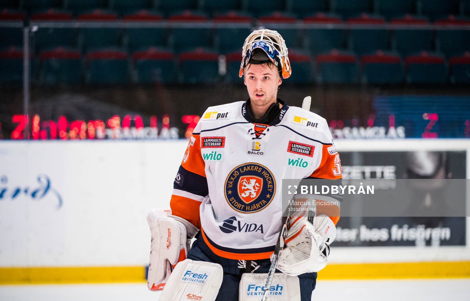 Växjös målvakt Mattias Modig