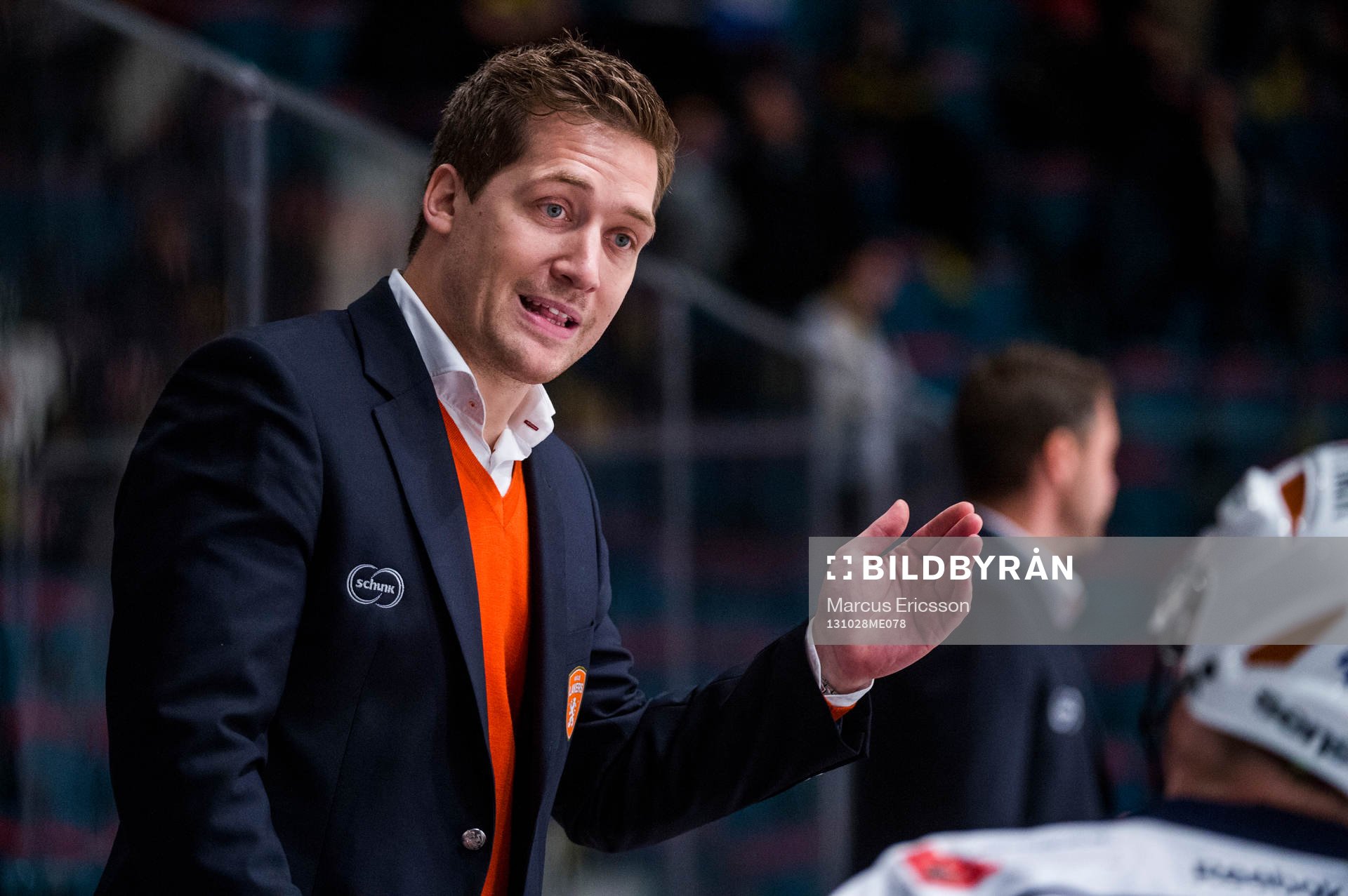Växjös tränare Sam Hallam