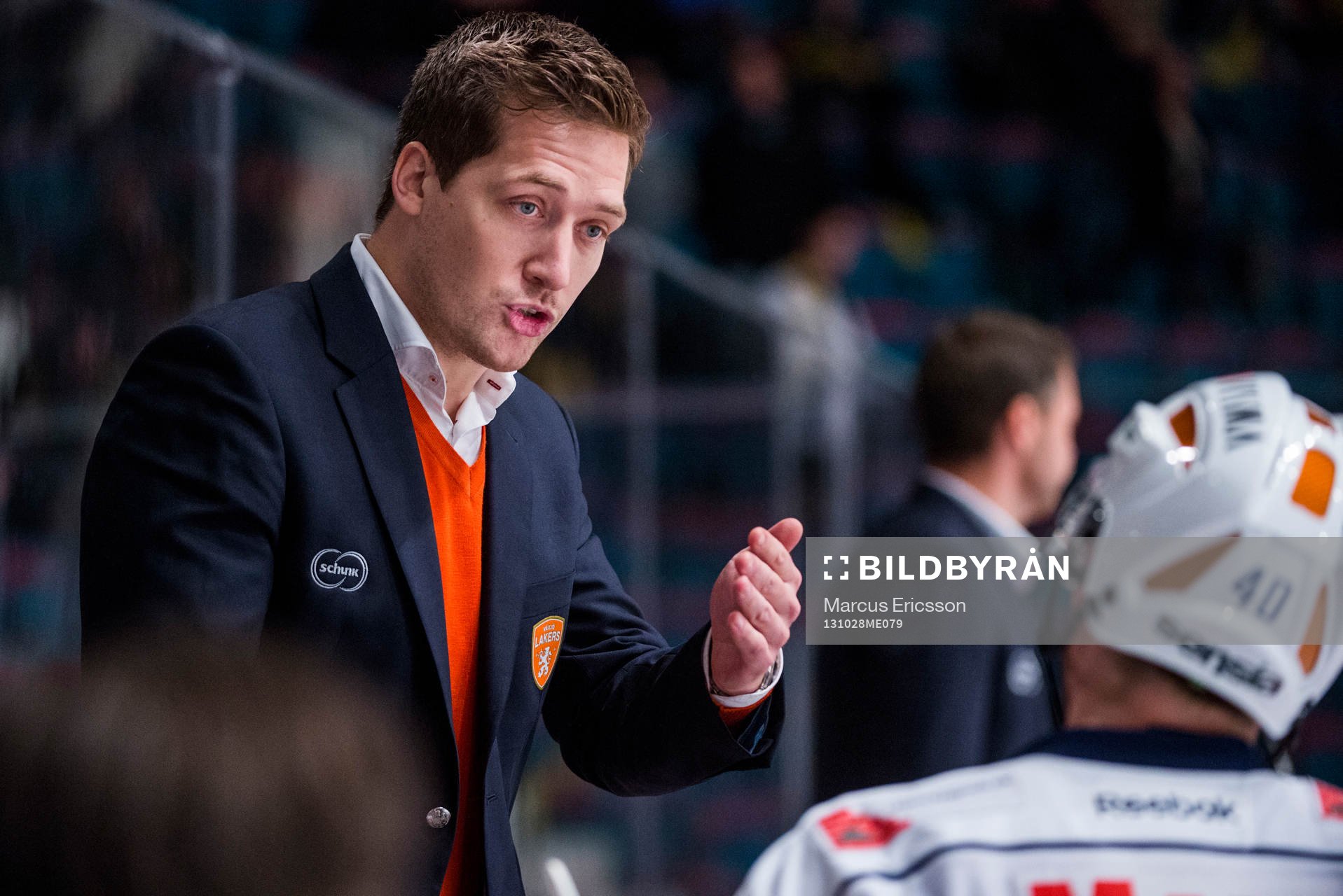 Växjös tränare Sam Hallam