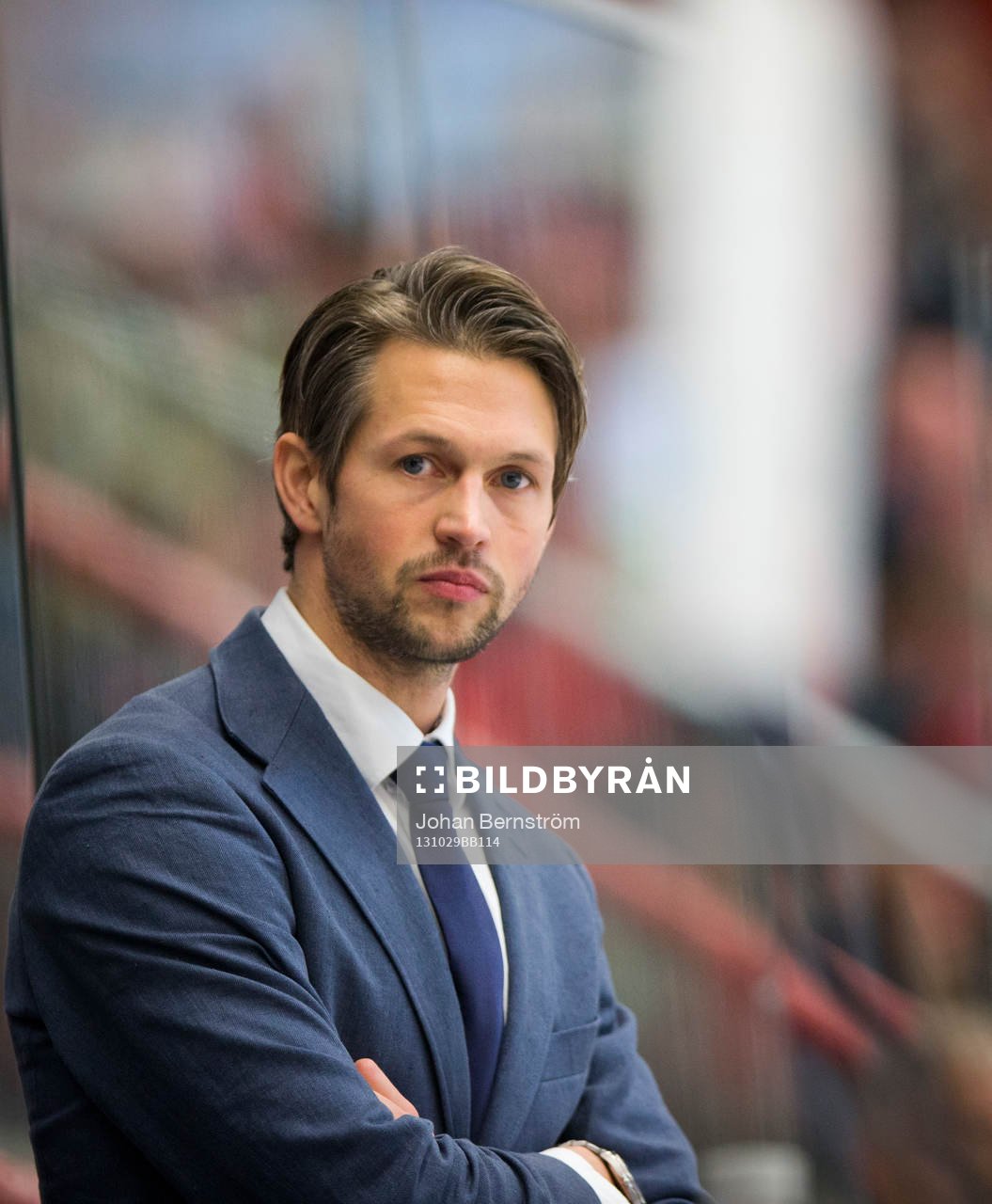 Färjestads Rickard Wallin utan hockeyutrustning i SHL