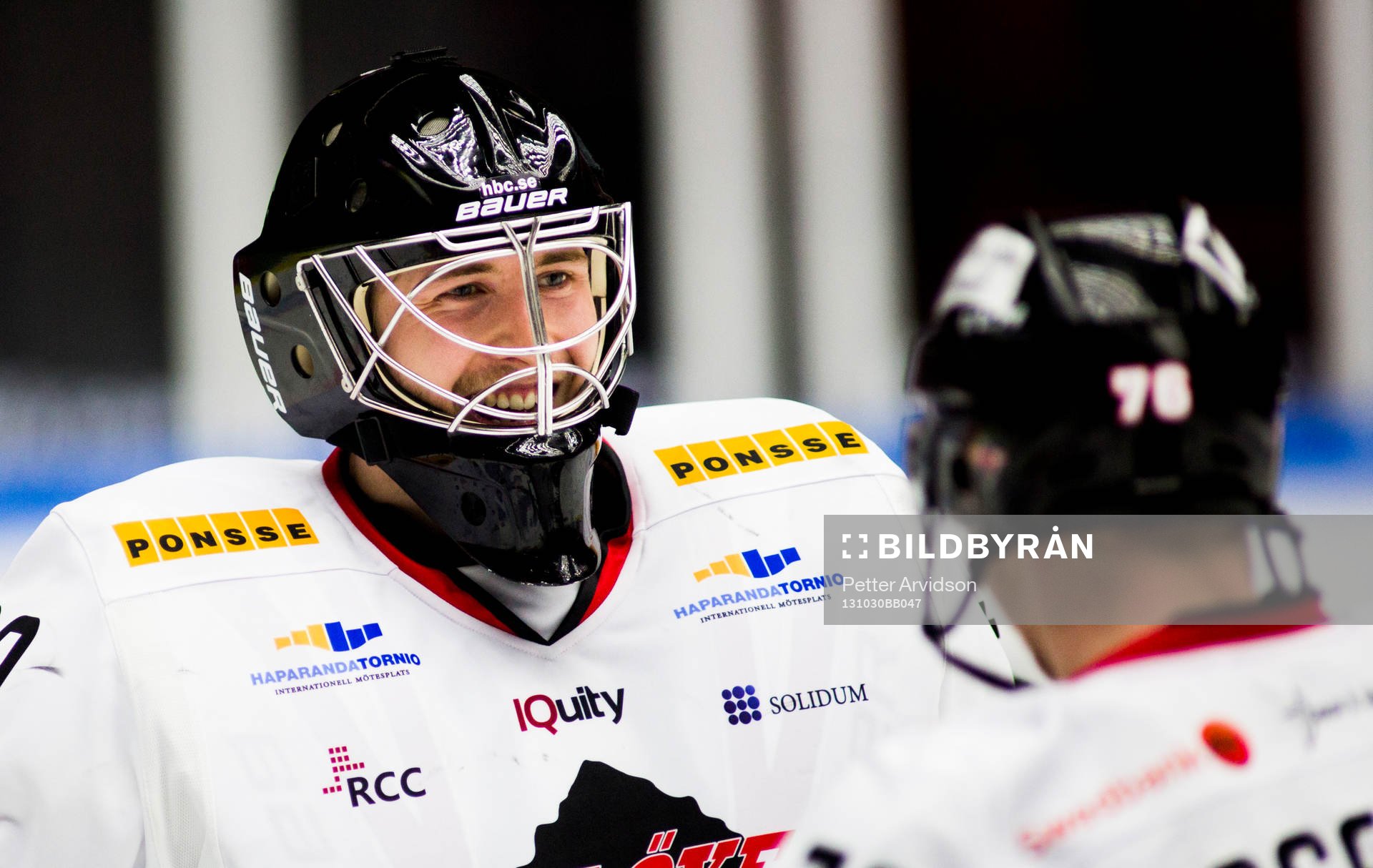 Asplövens målvakt Joel Lassinantti jublar