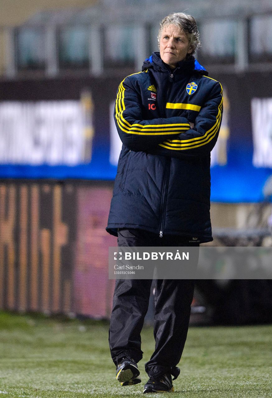 Sveriges förbundskapten Pia Sundhage