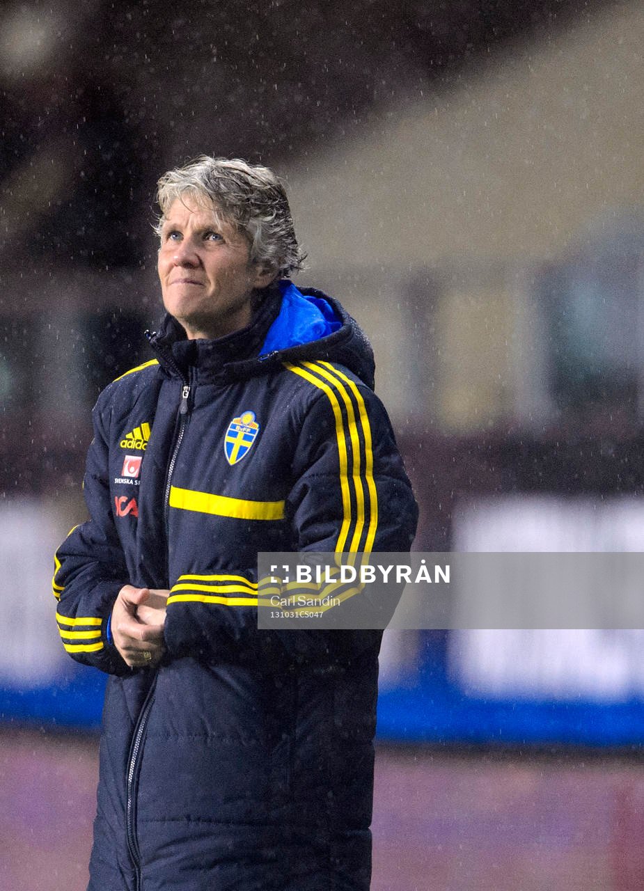 Sveriges förbundskapten Pia Sundhage