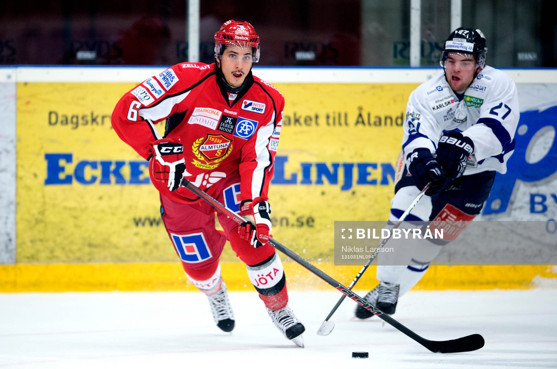 Almtunas Magnus Svanberg och Karlskogas Pontus Vesterholm
