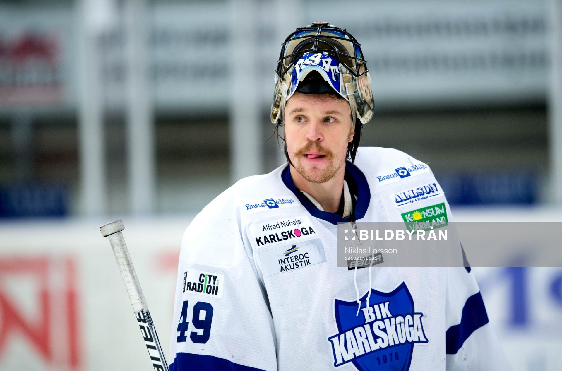Karlskogas målvakt Justin Pogge