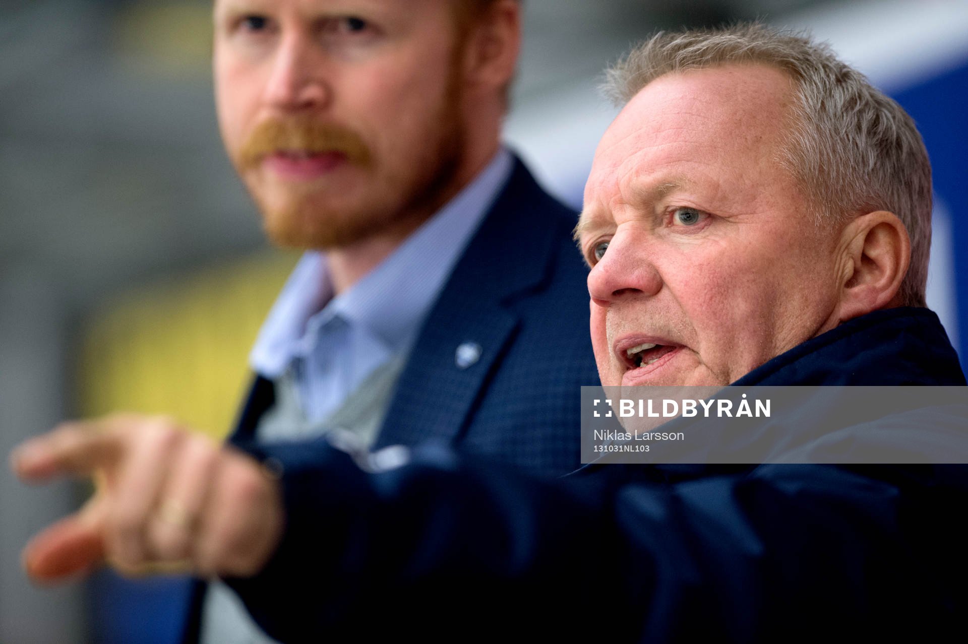 Karlskogas tränare Lenny Eriksson, BIK och Karlskogas ass.
