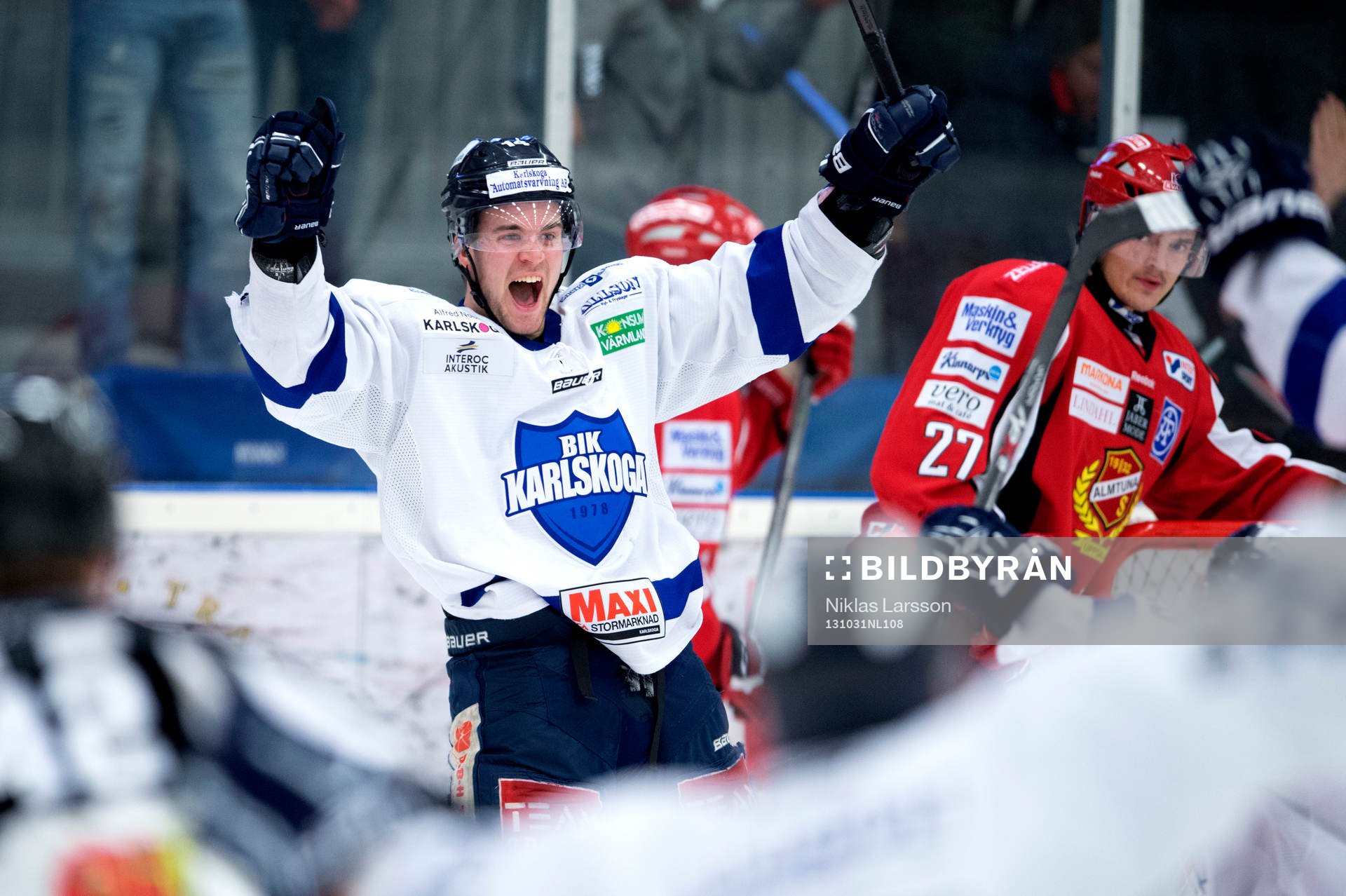 Karlskogas Henrik Björklund jublar