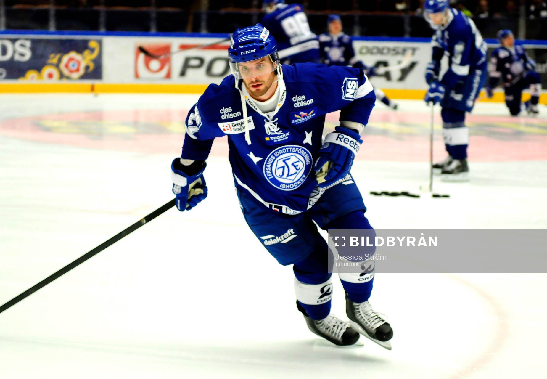Leksands Matt Lashoff i matchen mellan Leksand och