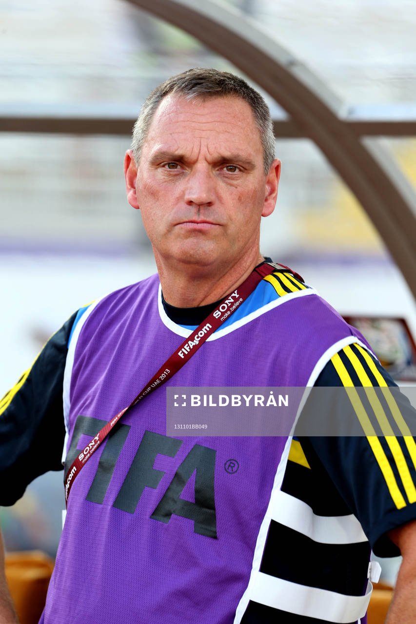 Sveriges förbundskapten Roland Larsson