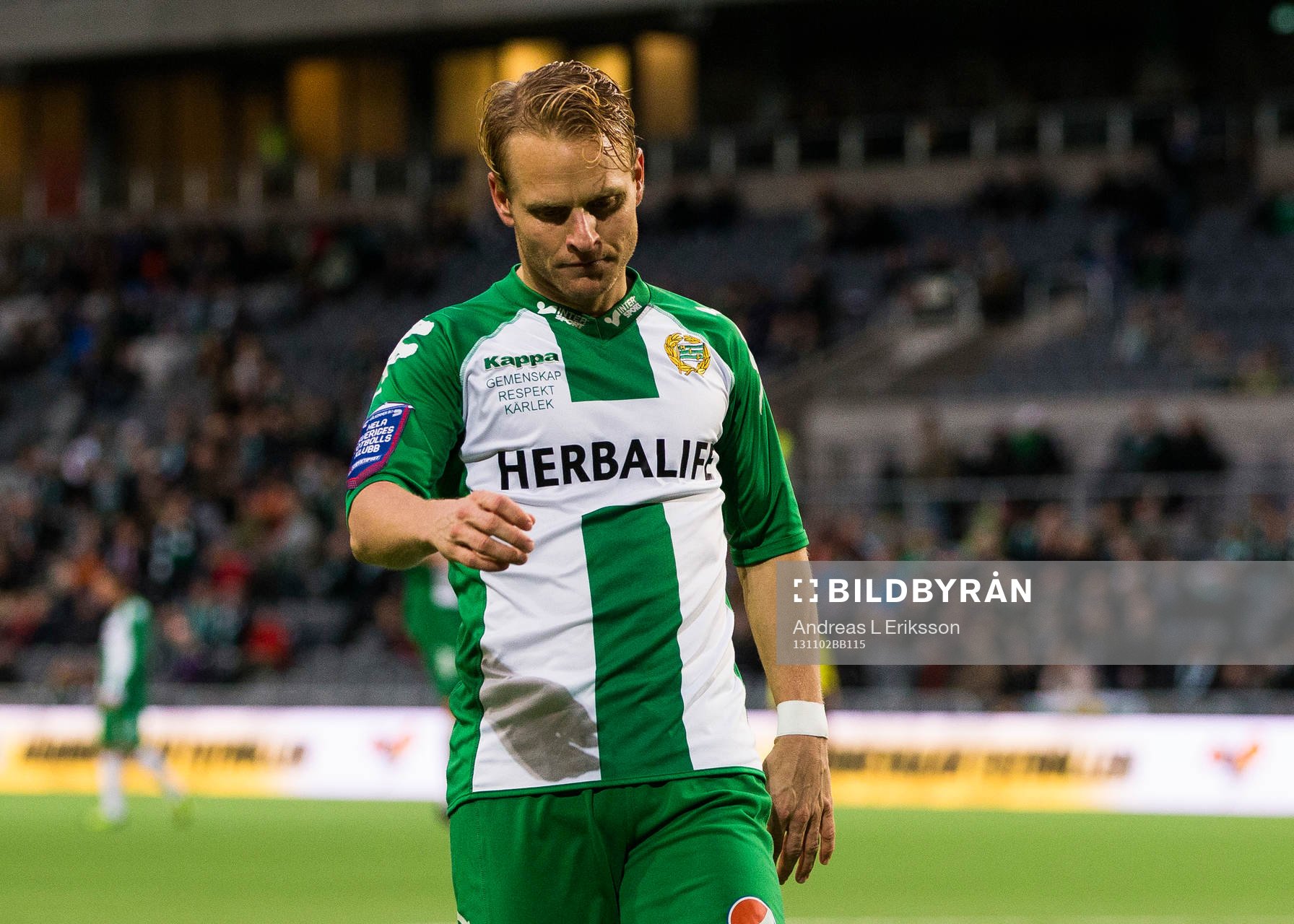 Hammarbys Erik Sundin deppar