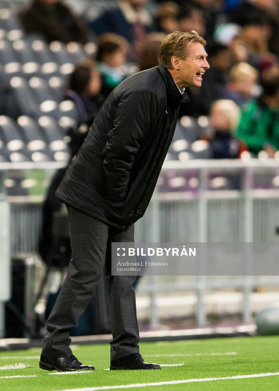 Hammarbys tränare Thomas Dennerby
