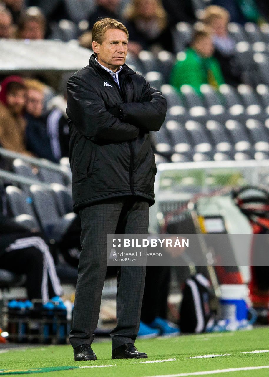 Hammarbys tränare Thomas Dennerby