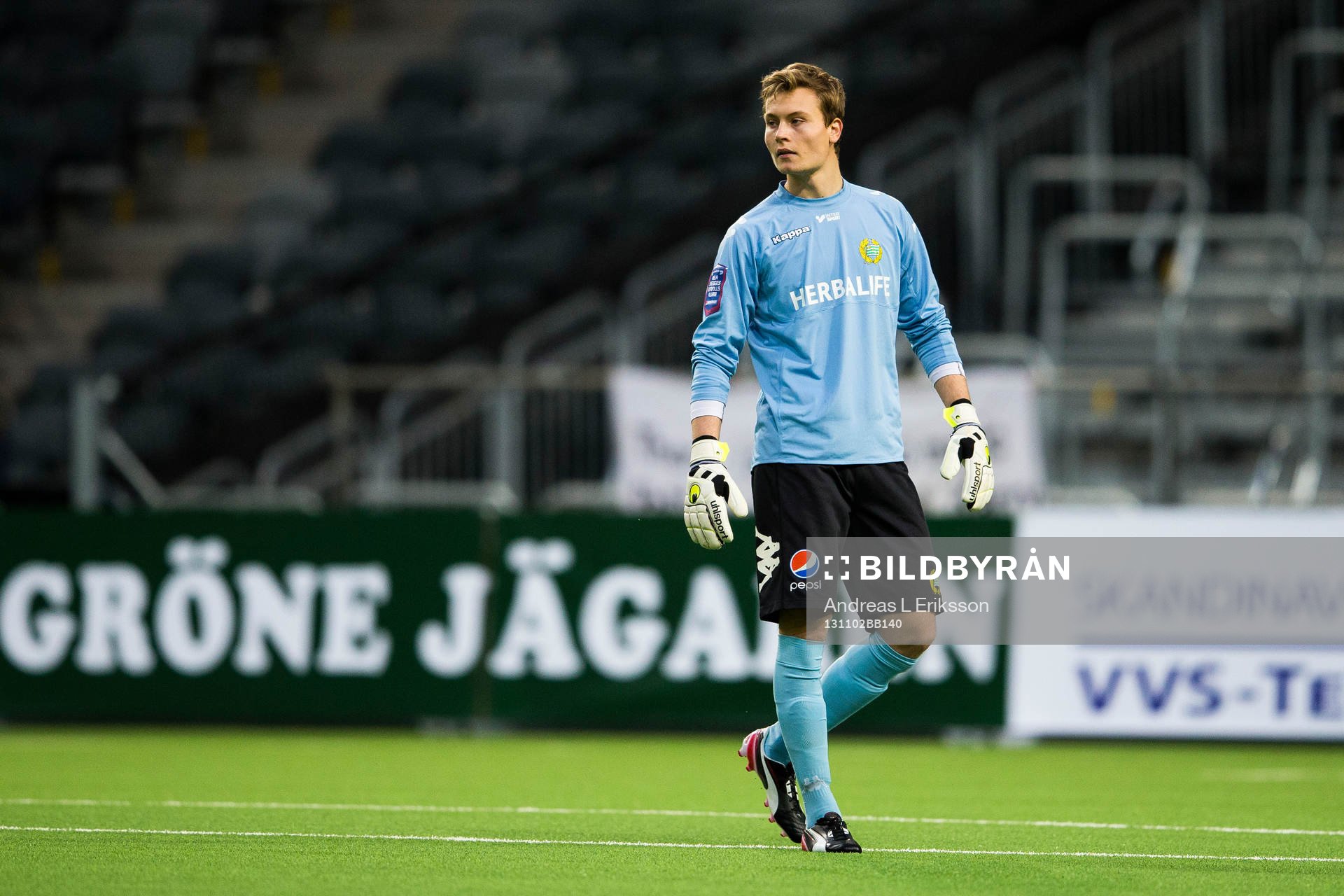 Hammarbys målvakt Kevin Angleborn