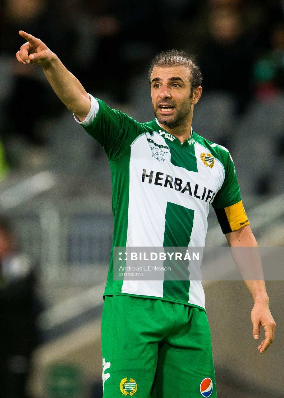 Hammarbys Kennedy Bakircioglu pekar