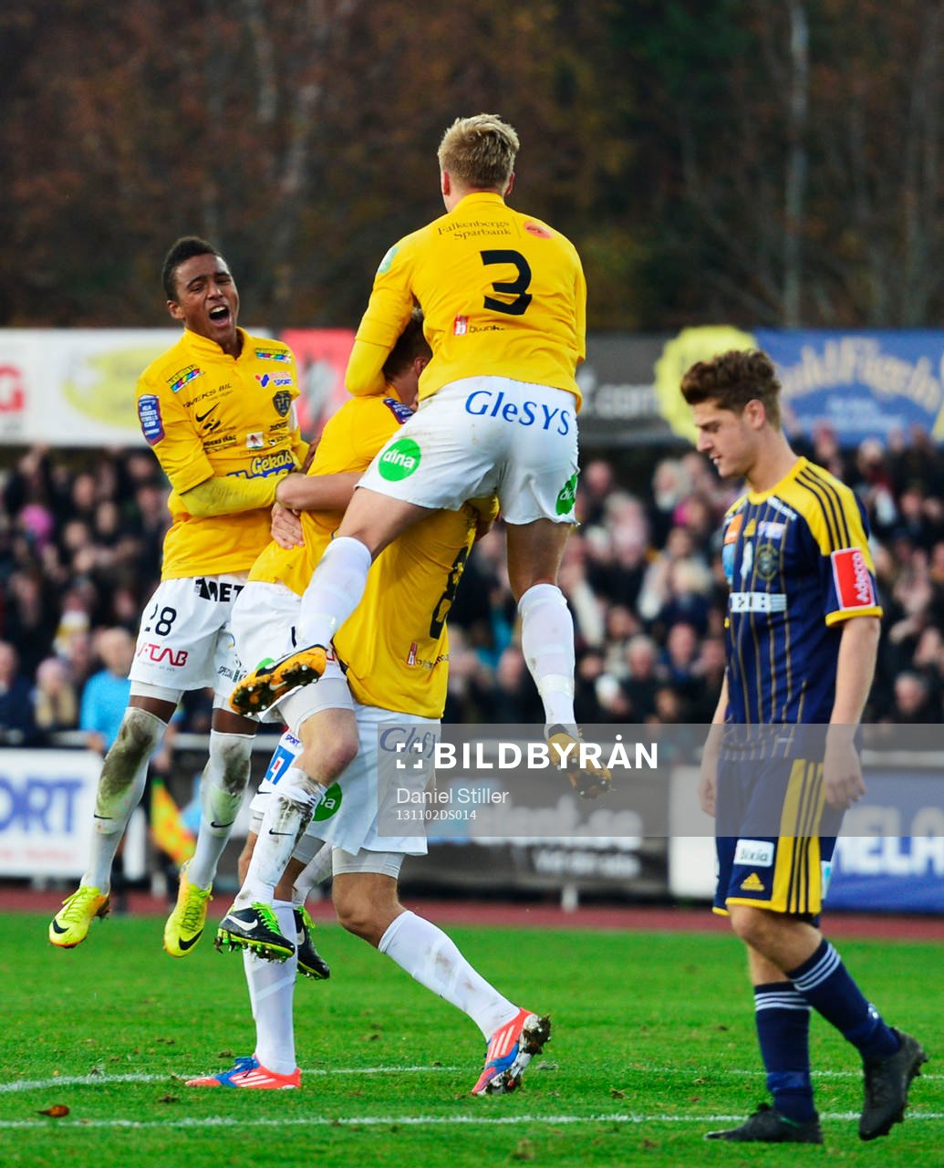 Falkenbergs Per Karlsson jublar