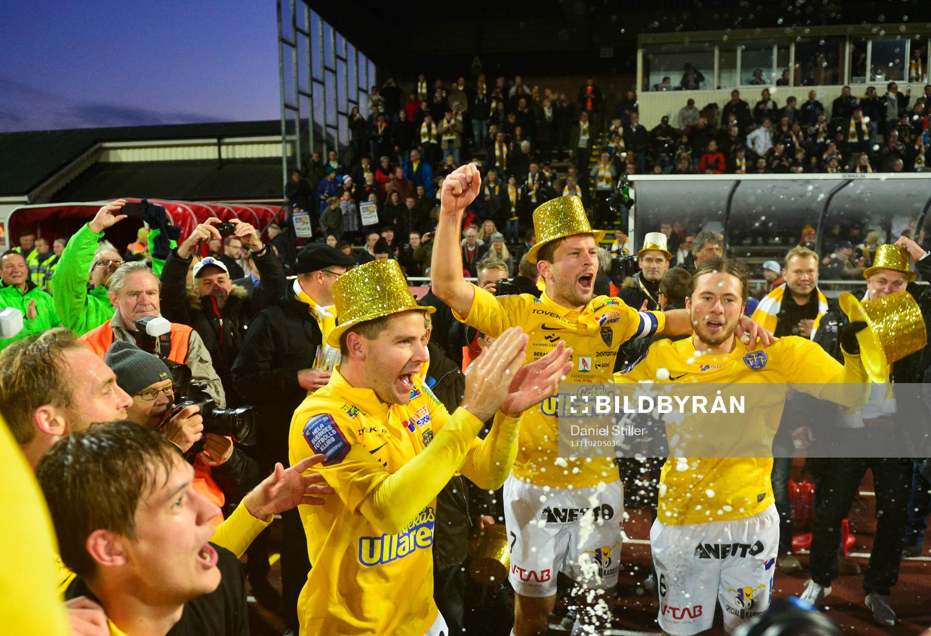 Falkenberg jublar åt platsen i Allsvenskan 2014