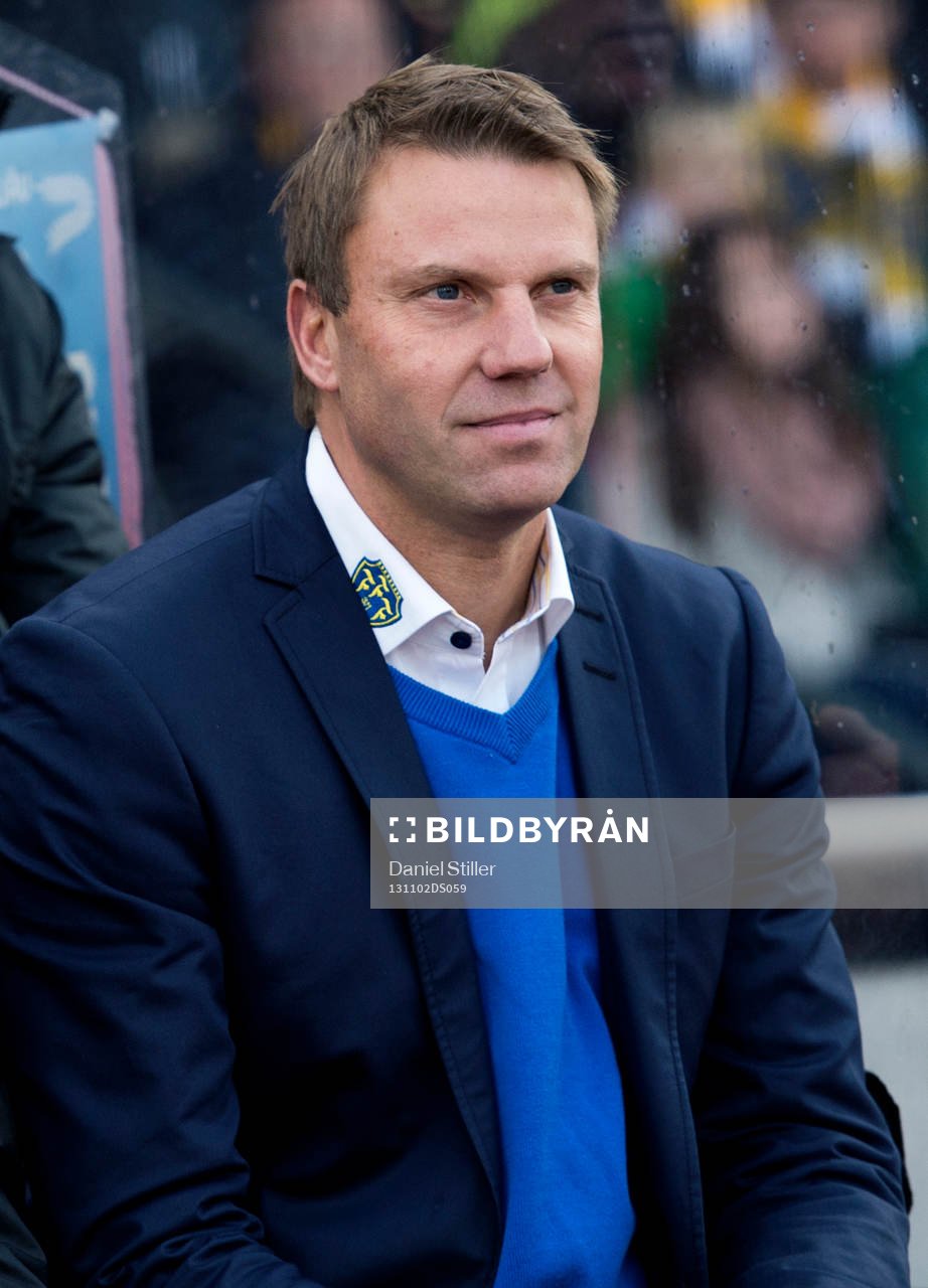 Falkenbergs tränare Hans Eklund