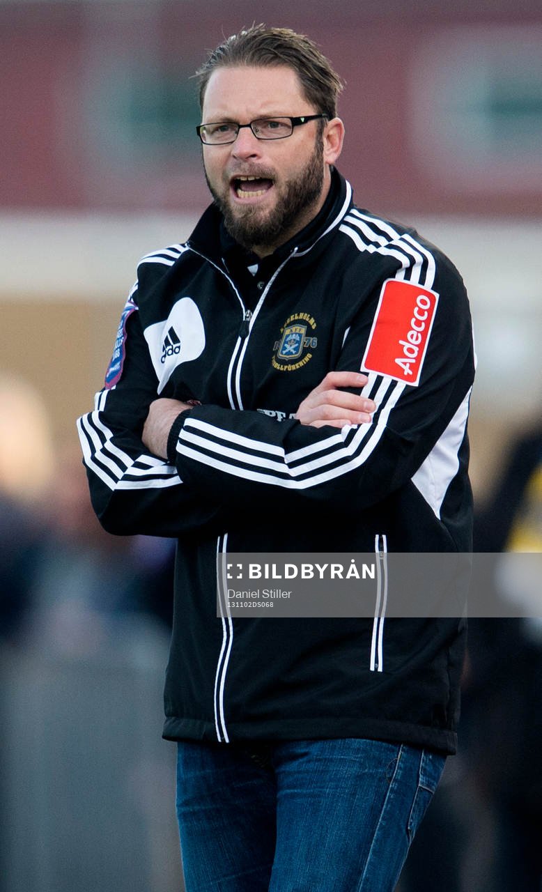 Ängelholms tränare Joakim Persson