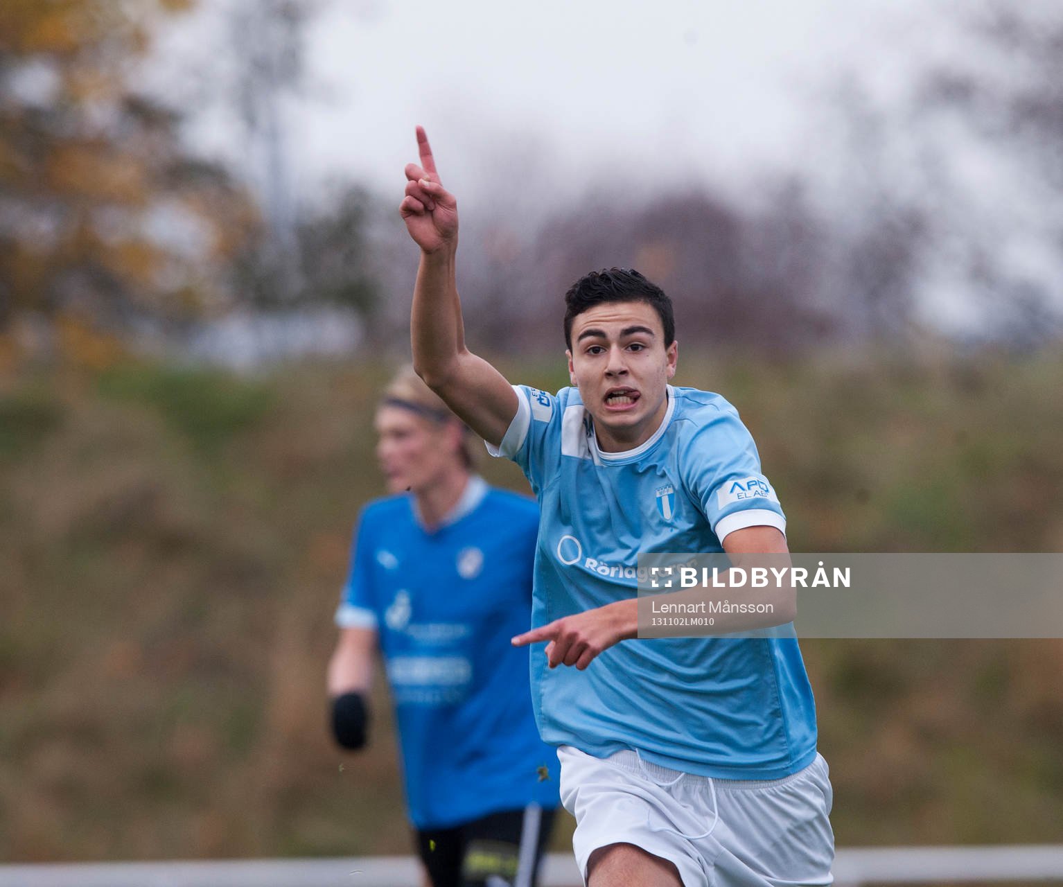 Malmös 2-målsskytt Deniz Hümmet jublar  i SM-finalen