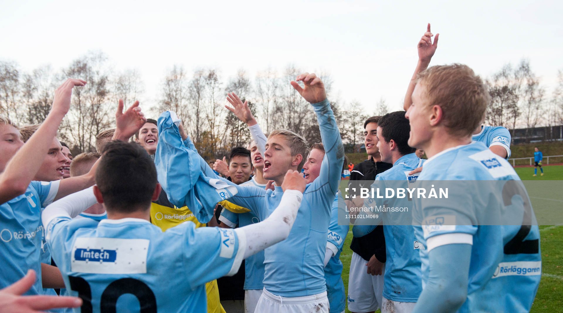 Malmö firar SM-guldet i SM-finalen för 17-åringar mellan