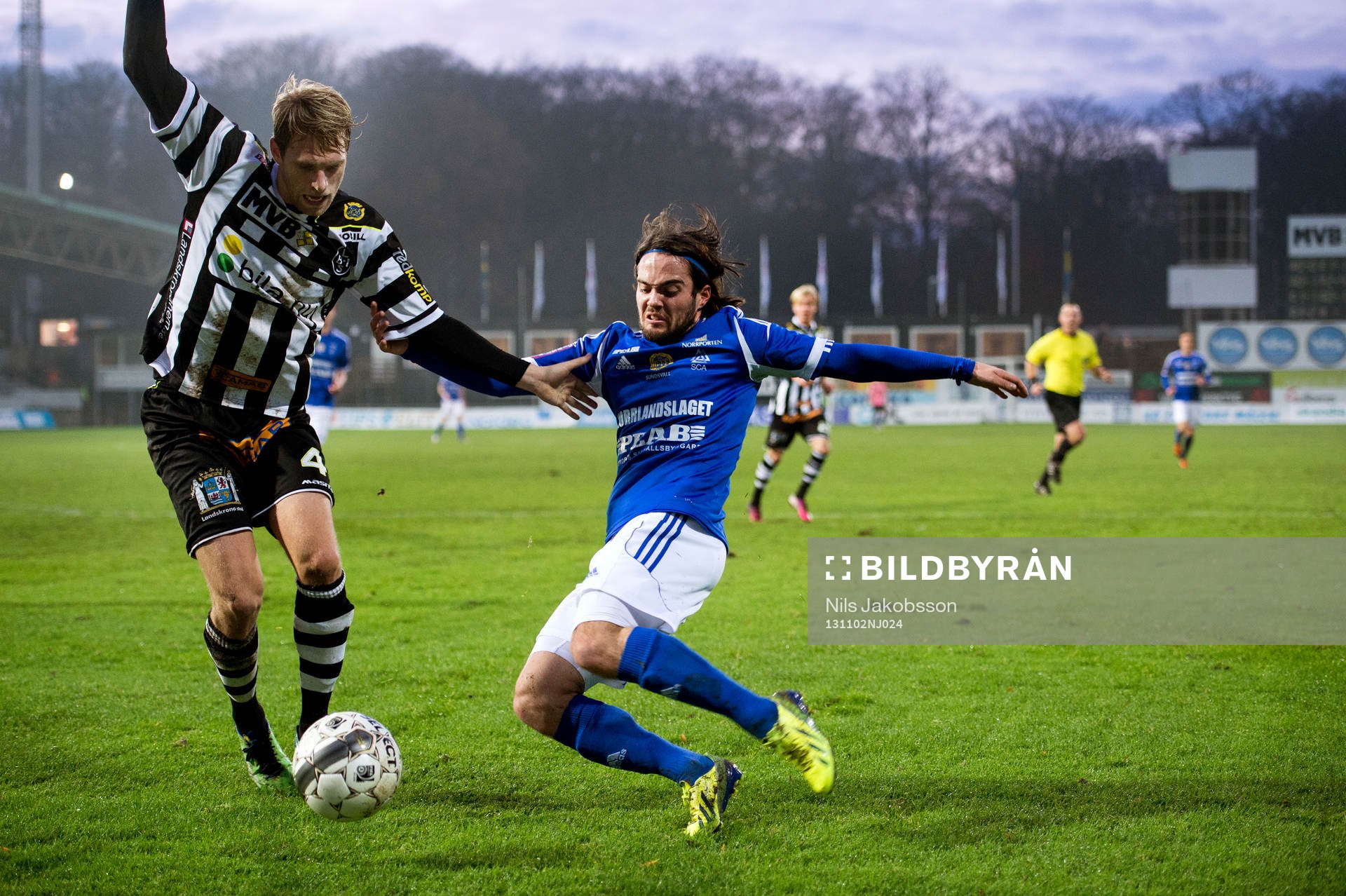 Landskrona BOIS Martin Rudolfsson och Sundsvalls Robin