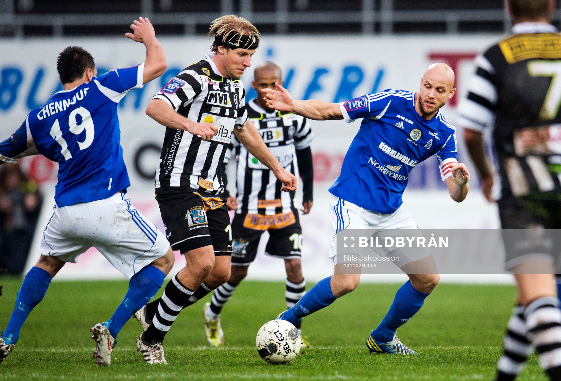 Landskrona BOIS Fredrik Karlsson och Sundsvalls Stefan