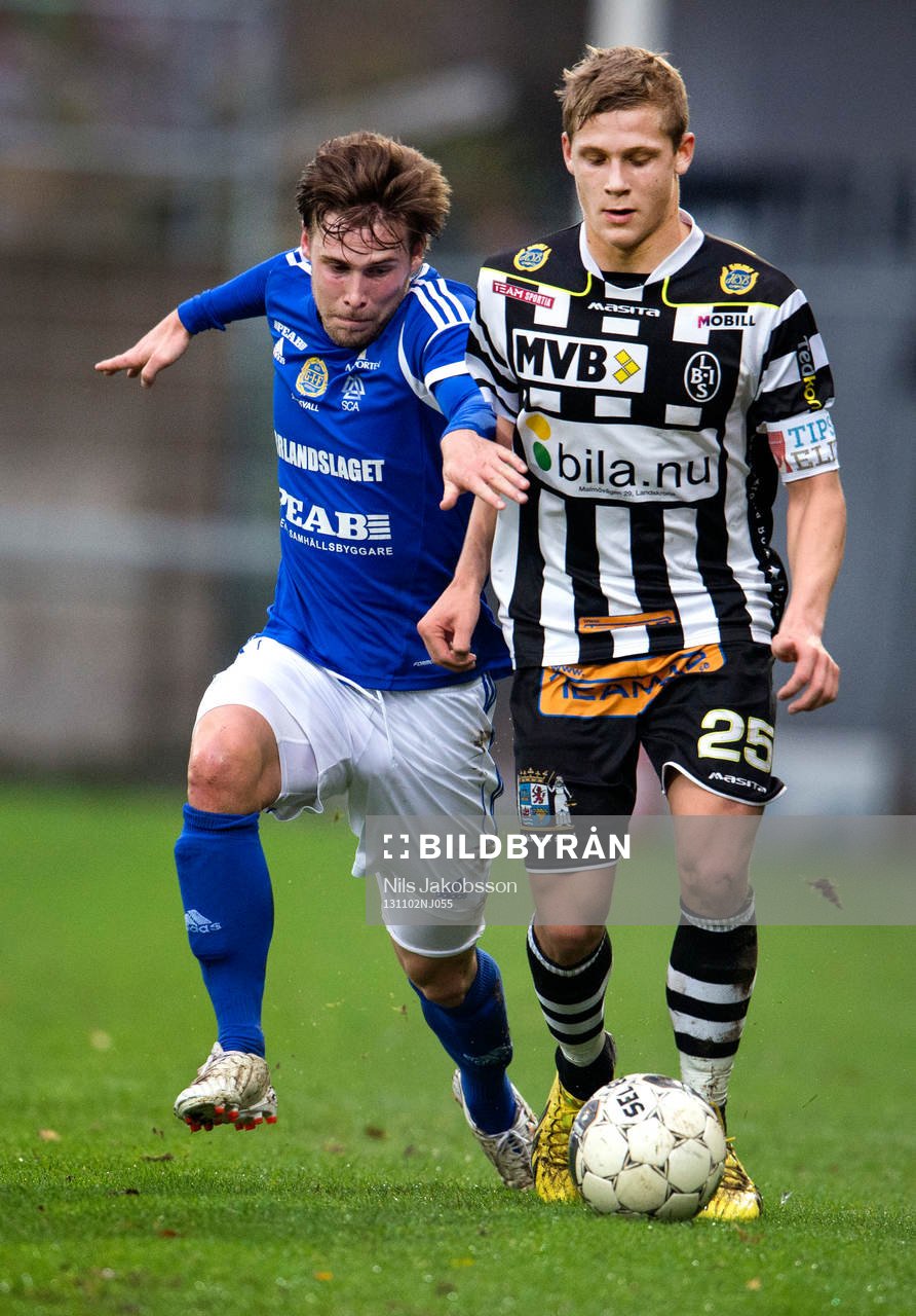 Sundsvalls Daniel Sliper och Landskrona BOIS Erik Andersson