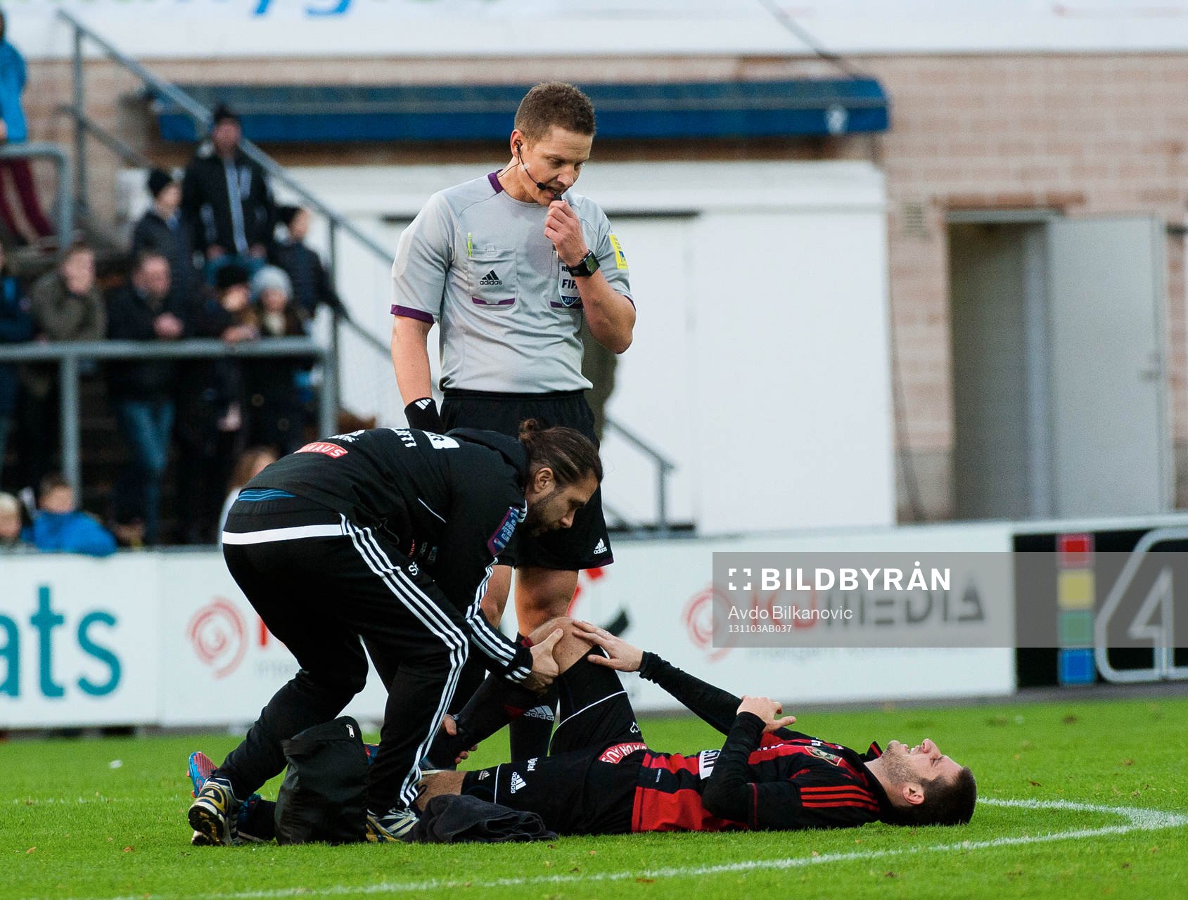 Brommapojkarnas Gabriel Özkan skadad