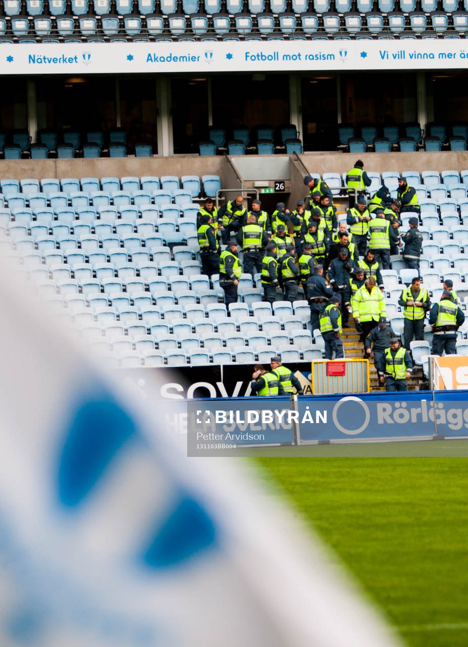 Ordningsvakter på Swedbank Stadion