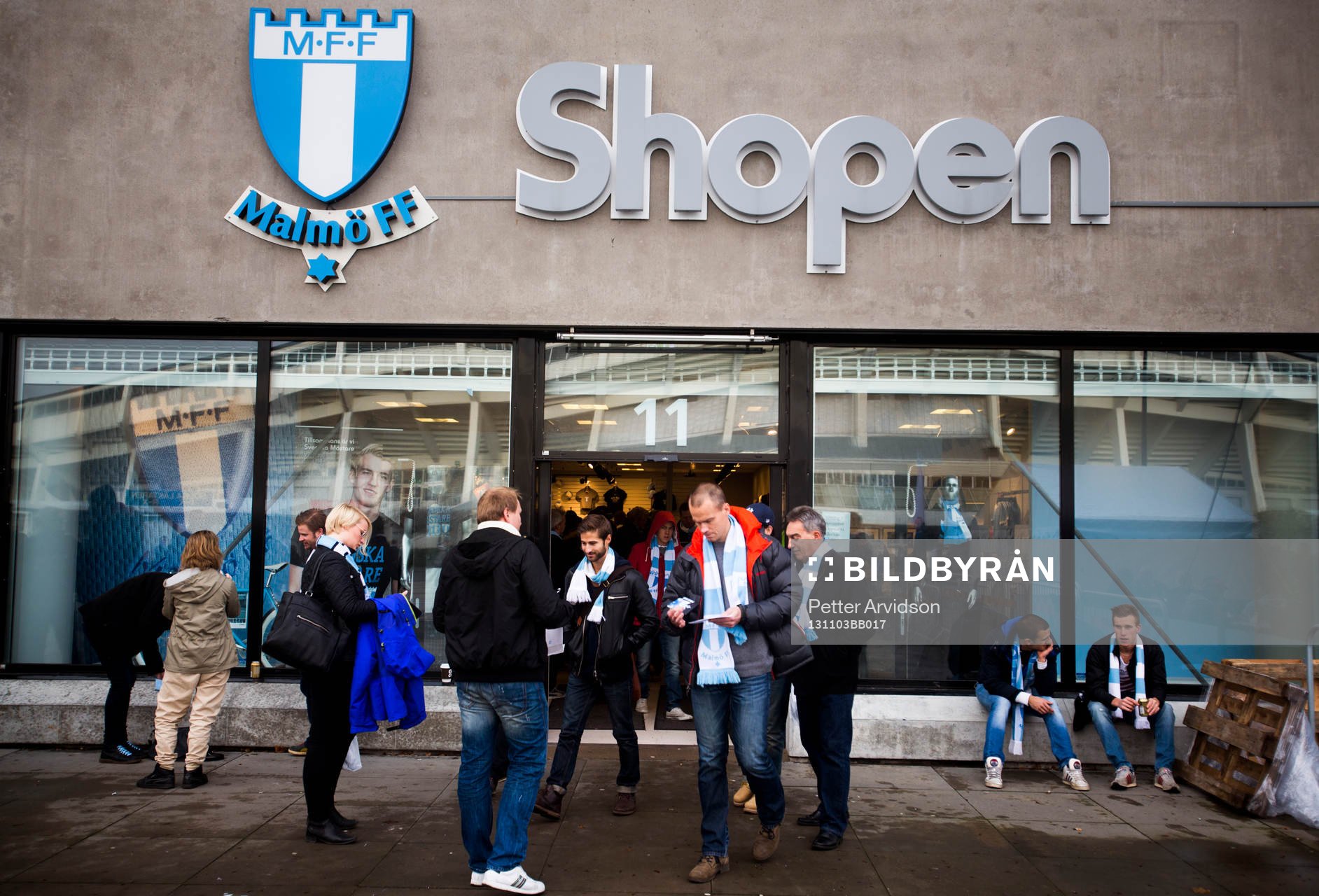 Malmö FFs souvenirbutik MFF Shopen